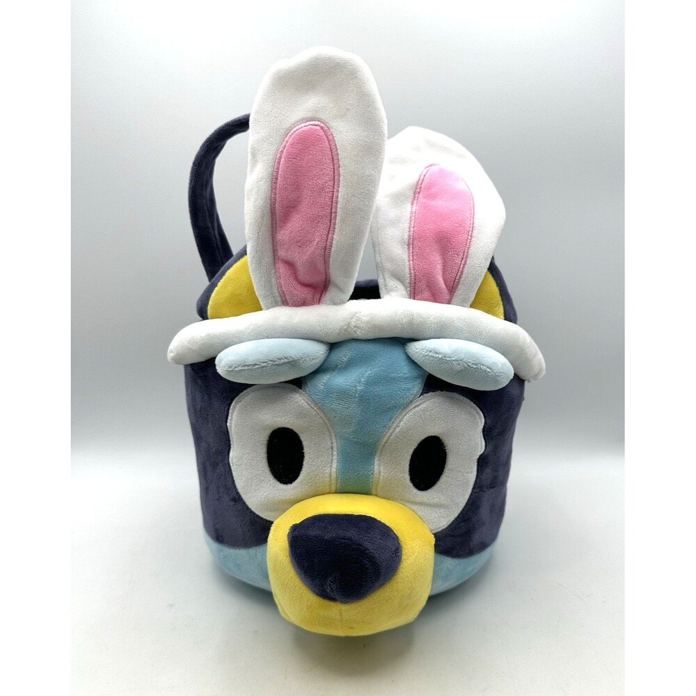 Bluey Plush Easter Egg Basket Puppy Ruz Character w/ Handle New with Tag